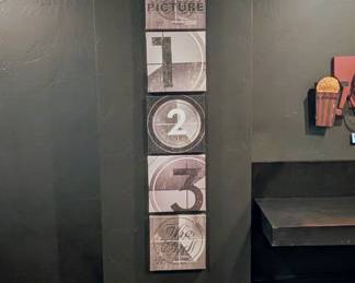 Media room wall decor