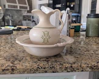 Pitcher and basin