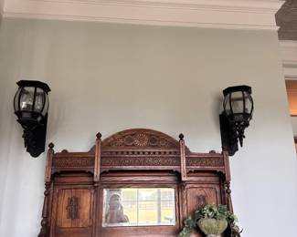 Wall sconces, electric 