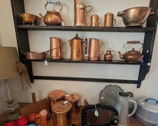 Copper kitchenware