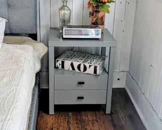 Gray night stand