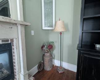 Floor lamp, milk can