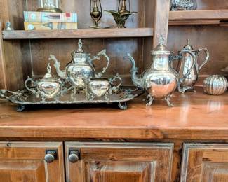 Silver plate service 