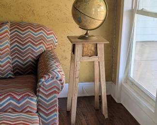 Table and globe 