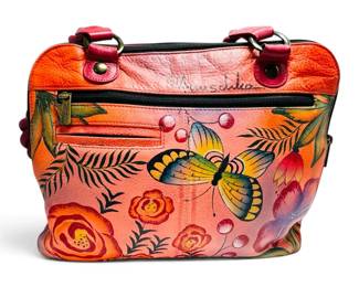 Anuschka Painted Leather Purse