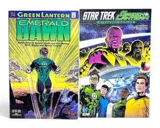 Green Lantern And Star Trek Stranger Worlds Comics