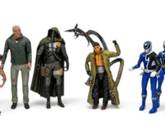 Action Figures Including G.I. Joe, Marvel, Power Rangers  More