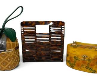 DS Pineapple Bag, Flower Box Purse,  More