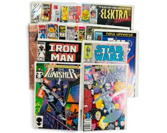 Vintage Marvel Comics  Elektra, Iron Man, Star Wars,  More