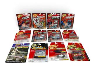 Johnny Lightning Cars SpiderMan, Even Knieval,  More