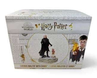 NEW Lucious Malfoy W Dobby Figure Wizarding World Harry Potter Enesco