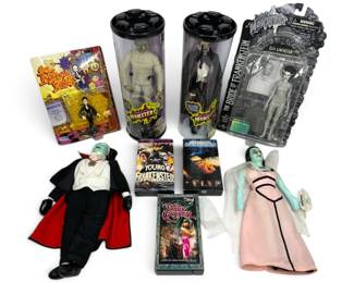 The Monster Figures  Horror VHS Movies
