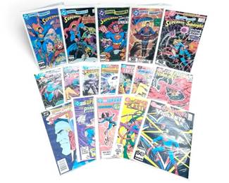 DC Superman Comics w Batman, Superboy, The Creeper, Omega Men,  More