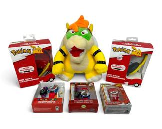 Bowser Plush, Pokemon Headphones  Watch, Super Mario Watches