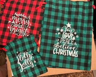 Cloth Christmas bags