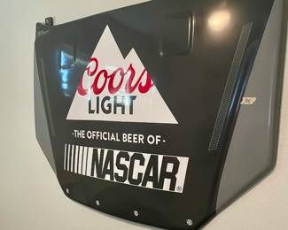 coors light nascar hood