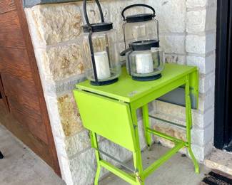 metal table