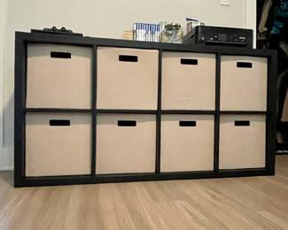 cube storage, printer, xbox games and system