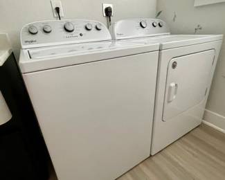 washer and dryer