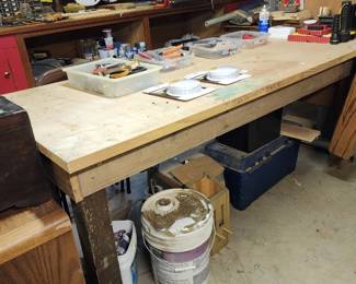 Large sturdy Wood Working table