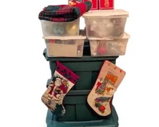 Vintage Christmas HandStitched Pillows, Stockings More