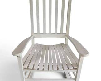White Rocking Chair
