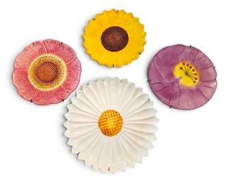 Decorative Ceramic Floral Plates