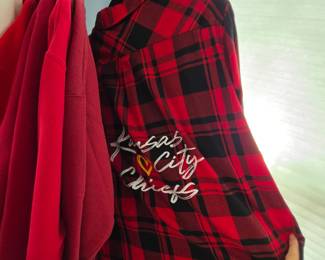 Kc Chiefs plaid shirt