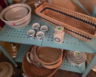 Blue and White decor and dishes