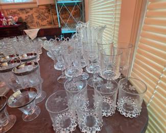 Vintage glassware