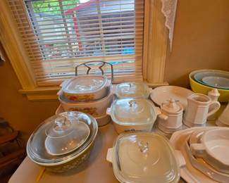 Vintage Corningware Casserole Dishes