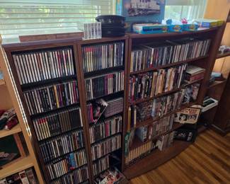 CDs, DVDs, VHS