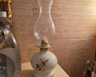 Oil Lamps with bird motif