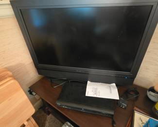 TV and DVD player