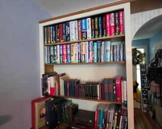Vintage Books and large Tom Clancy book collection - many are first editions