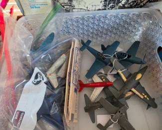 Vintage toy airplanes