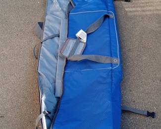 Blue Padded Ski Bag