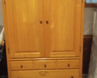 Broyhill Fontana Pine Armoire with Drawers