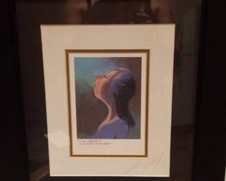 Al Hirschfeld 'I'm Not Arrogant' Lithograph