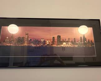 Panoramic Chicago Skyline Photograph by Cavanaugh