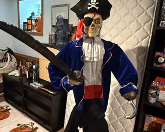Home Accents Holiday 63” Animated Pirate Captain Animatronic