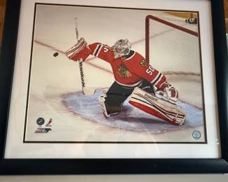 Corey Crawford Chicago Blackhawks PhotoFile Framed Print
