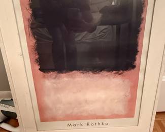 Mark Rothko "Light Red Over Black" 1957 Tate Gallery Art Print 1971 Exhibition