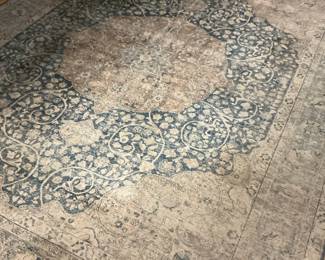 Loloi Layla Collection Area Rug (LAY-07 Blue/Tangerine)
