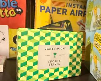 Games Room Sports Trivia First Edition Card Game