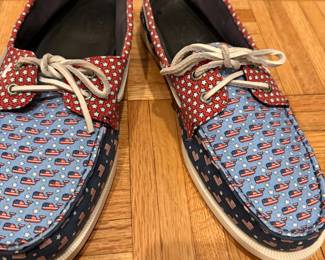 Vineyard Vines x Sperry "Americana" Patriotic Whale Boat Shoes