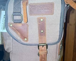 Gearonic Canvas and Leather Messenger Bag
