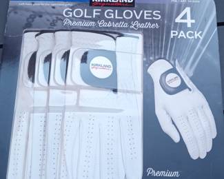 Kirkland Signature Premium Cabretta Leather Golf Gloves (4-Pack)