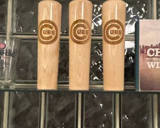Chicago Cubs Baseball Bat Beer Tap Handles
