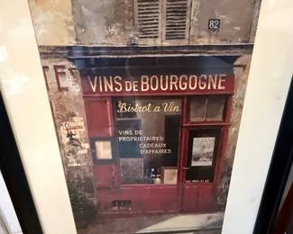 Chiu Tak Hak 'Vins de Bourgogne' Bistrot a Vin Print